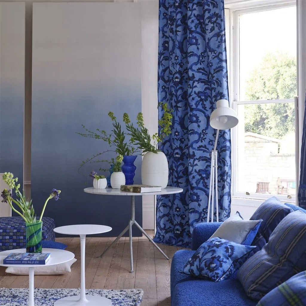 Guerbois Cobalt Room Fabric