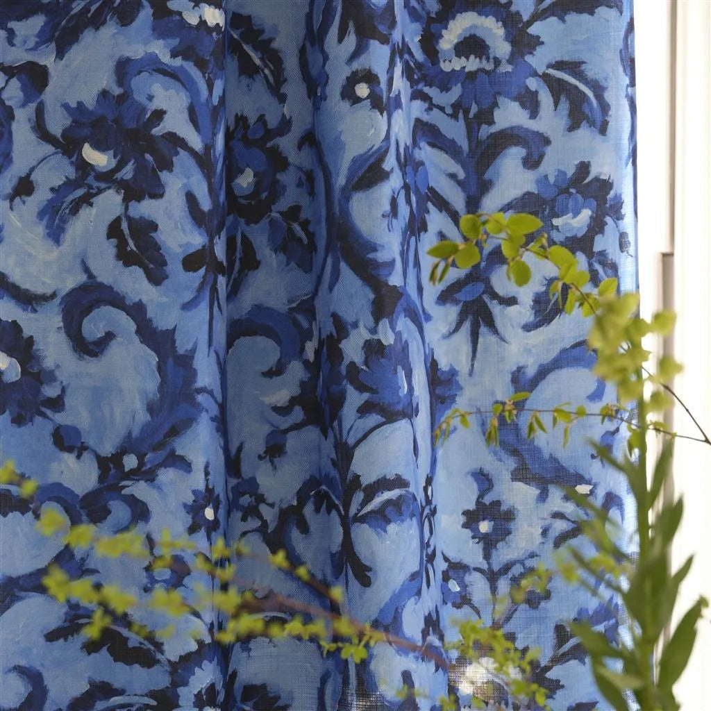 Guerbois Cobalt Room Fabric