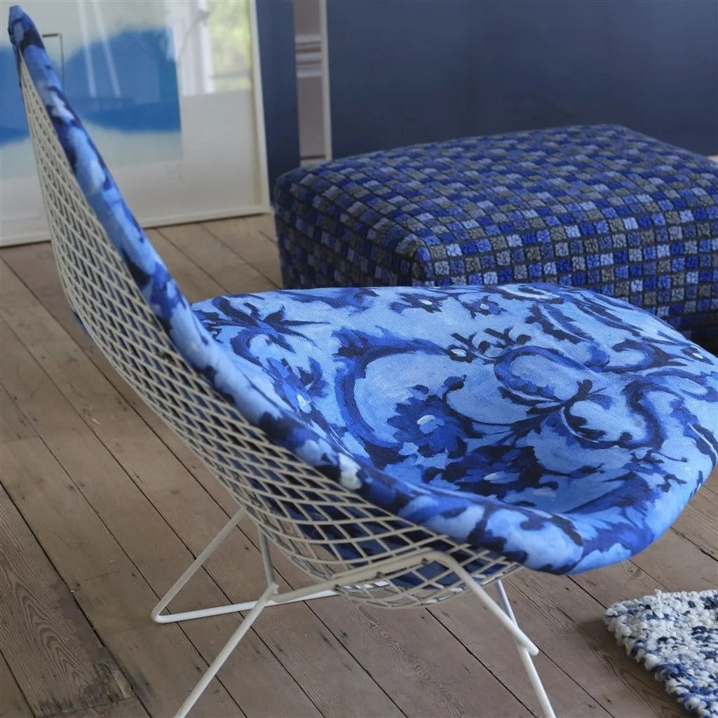 Guerbois Cobalt Room Fabric
