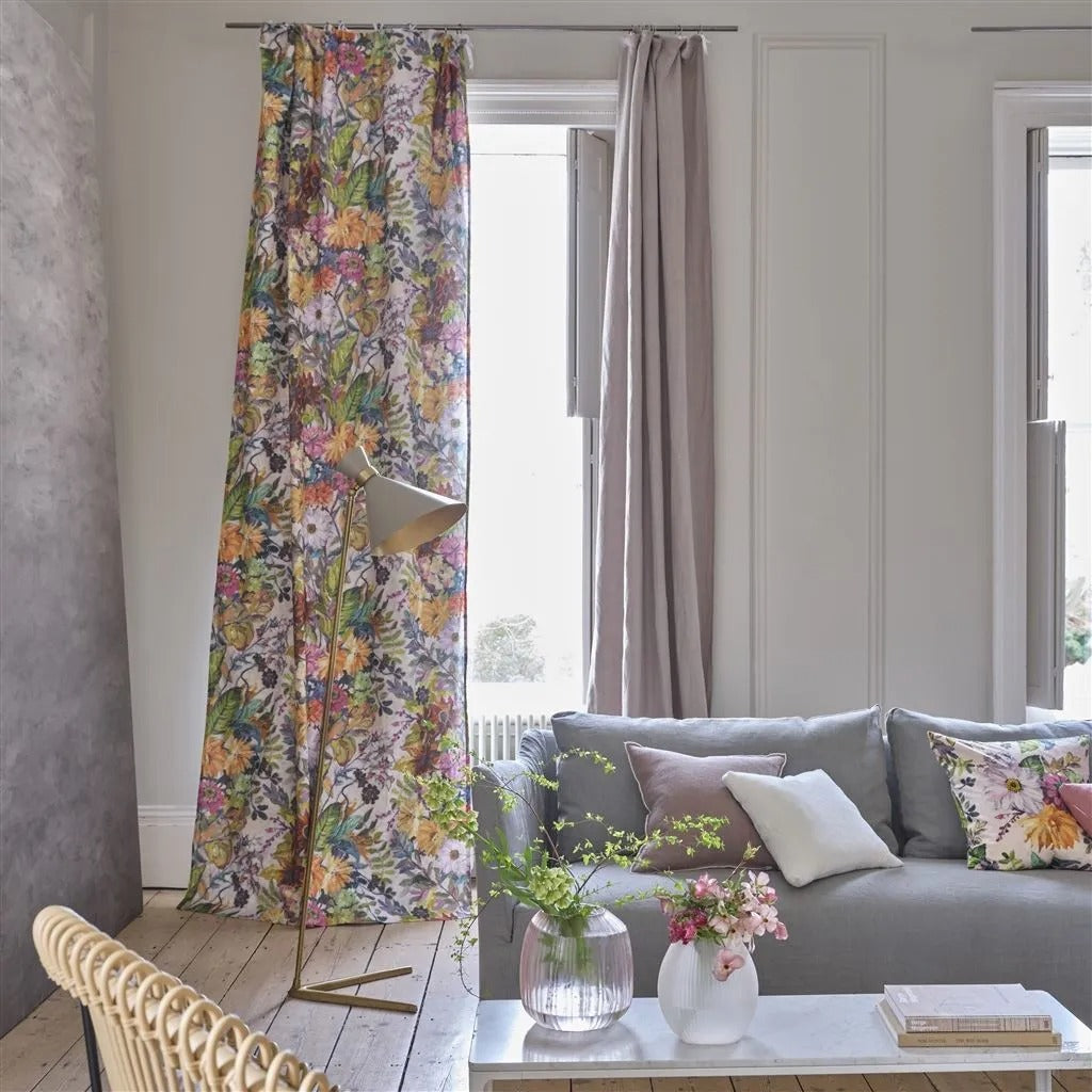 Glynde Coral Room Fabric