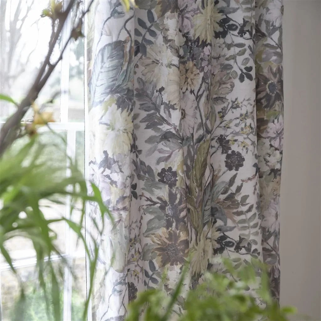 Glynde Zinc Room Fabric