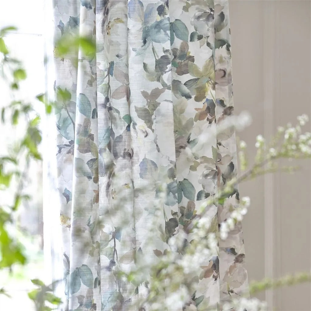 Thelmas Garden Celadon Room Fabric
