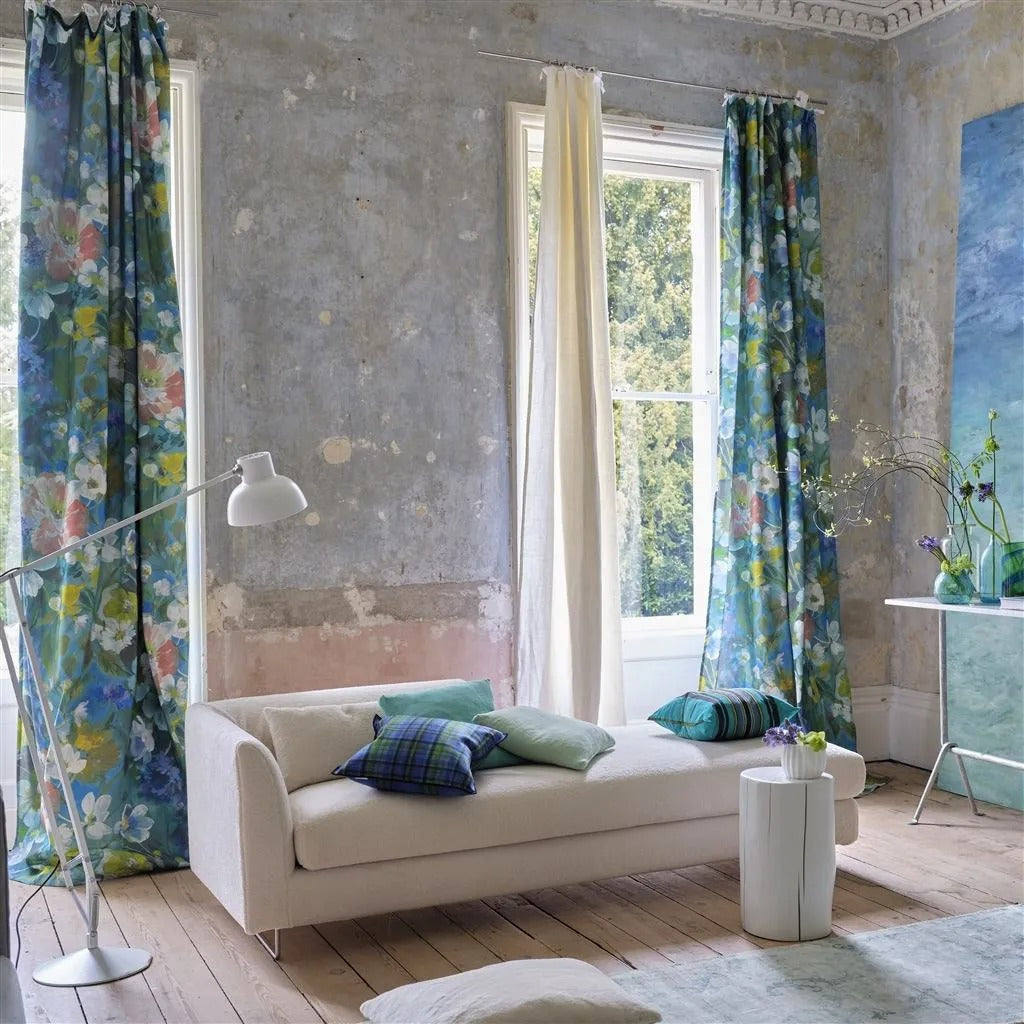 Gladys Blossom Cobalt Room Fabric