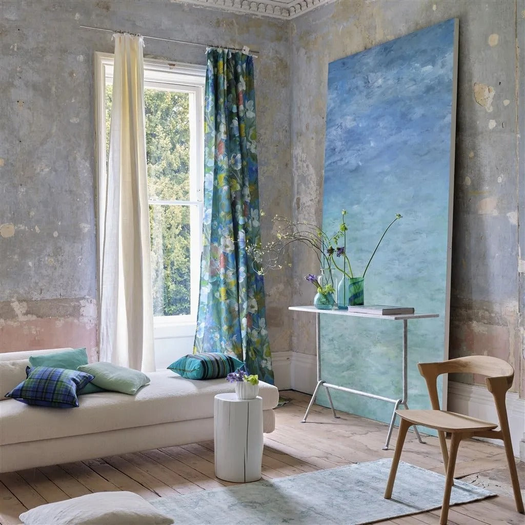 Gladys Blossom Cobalt Room Fabric