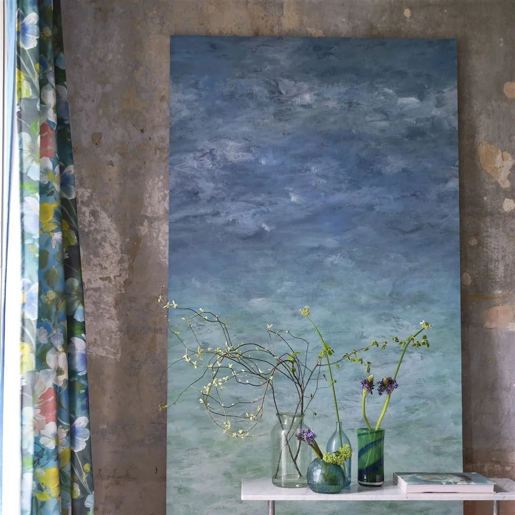 Gladys Blossom Cobalt Room Fabric