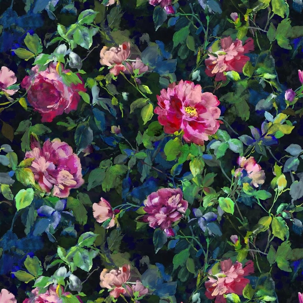 Gertrude Rose Fuchsia Fabric