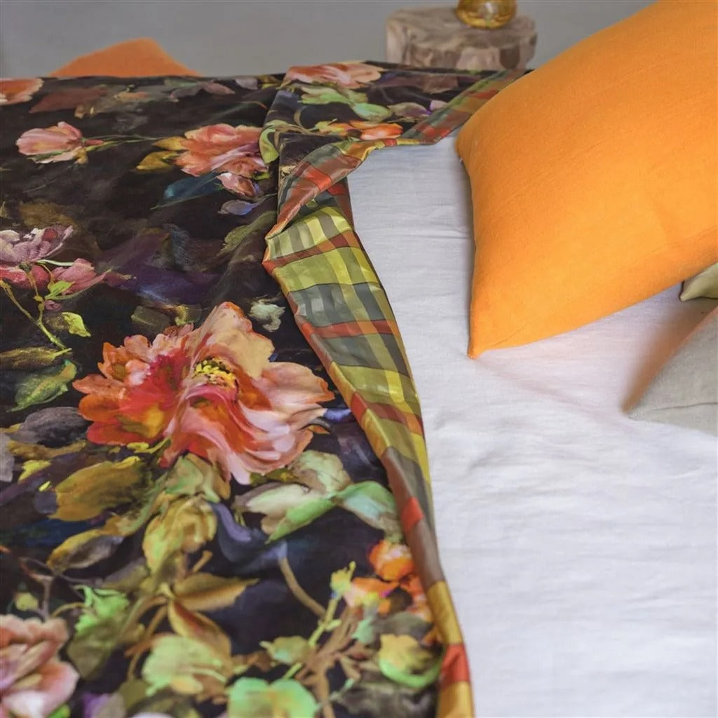 Gertrude Rose Sepia Room Fabric