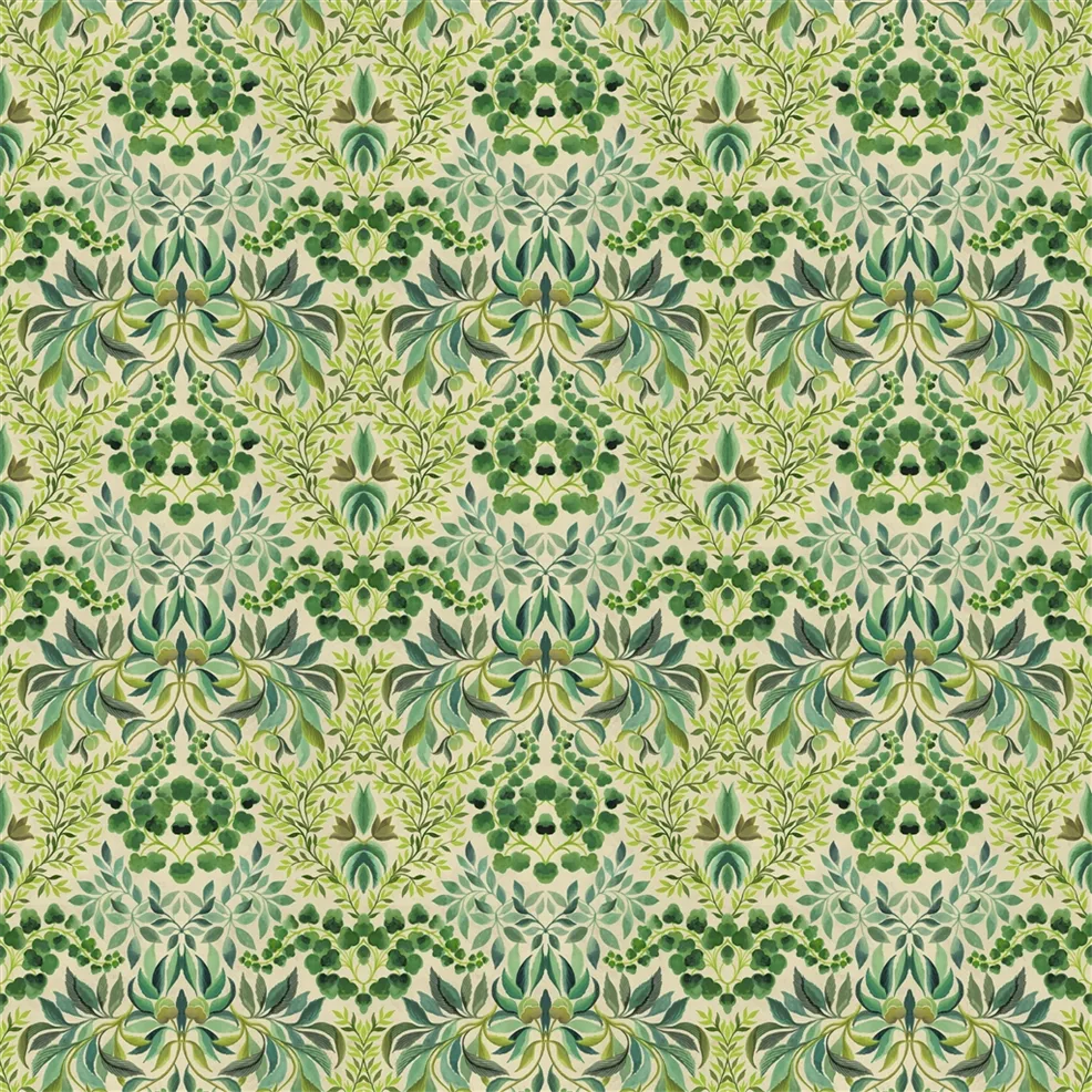 Karakusa Emerald Fabric