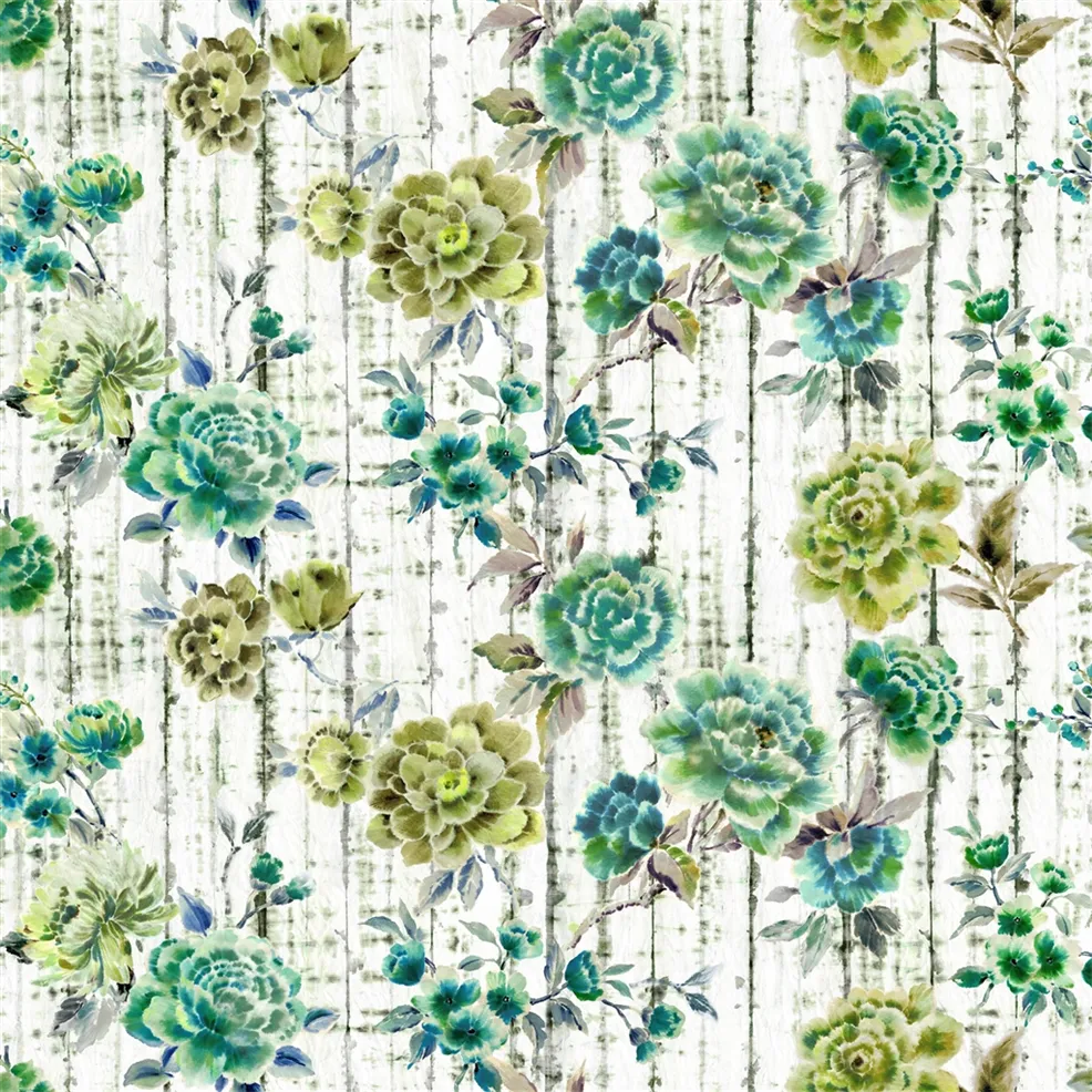 Kyoto Flower Jade Fabric