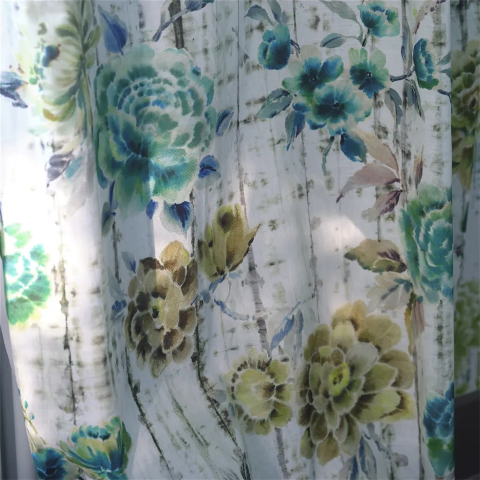 Kyoto Flower Jade Room Fabric
