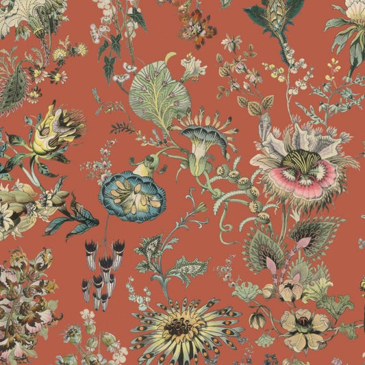 FLORA FANTASIA Wallpaper - Amber - House of Hackney
