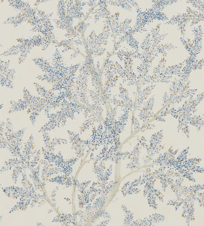 Farthing Wood Wallpaper - Cobalt - DYSI216613 - Sanderson