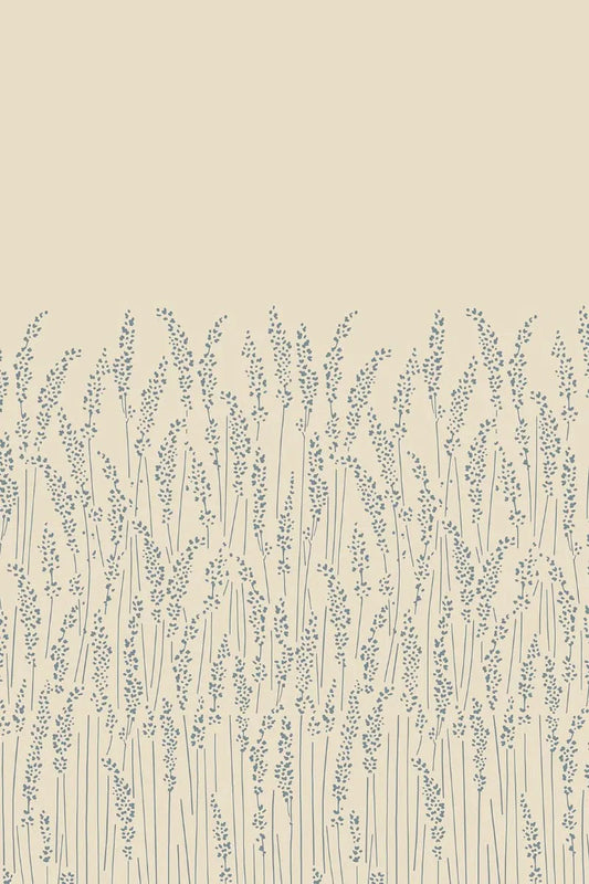 Feather Grass Wallpaper - Lime White - 5109