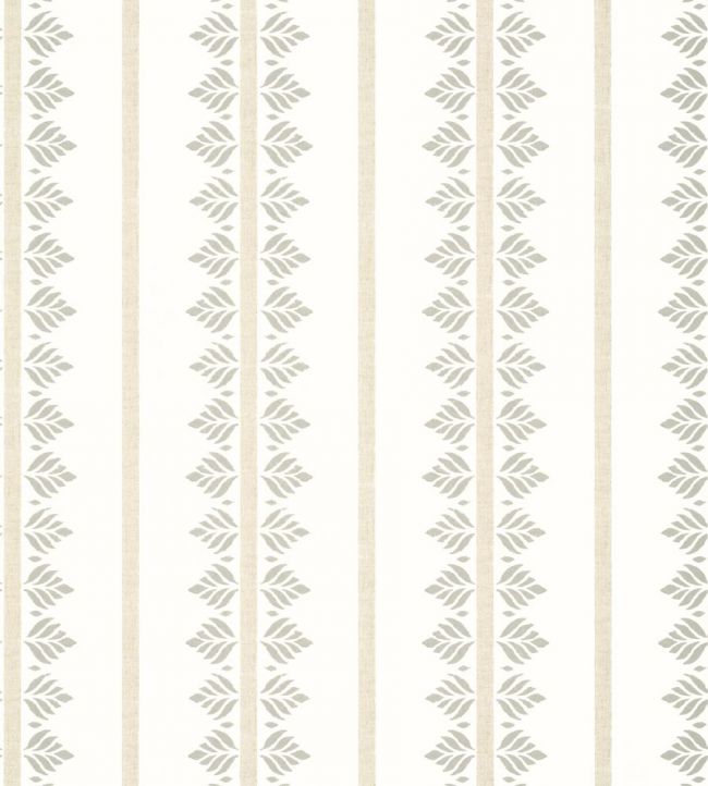Fern Stripe Wallpaper - Beige - AT15104 - Anna French