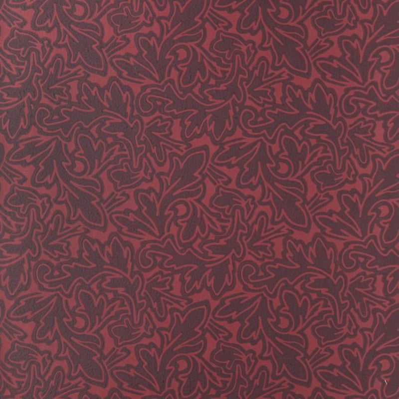 Feuille Wallpaper - Red - 4904 - Farrow & Ball