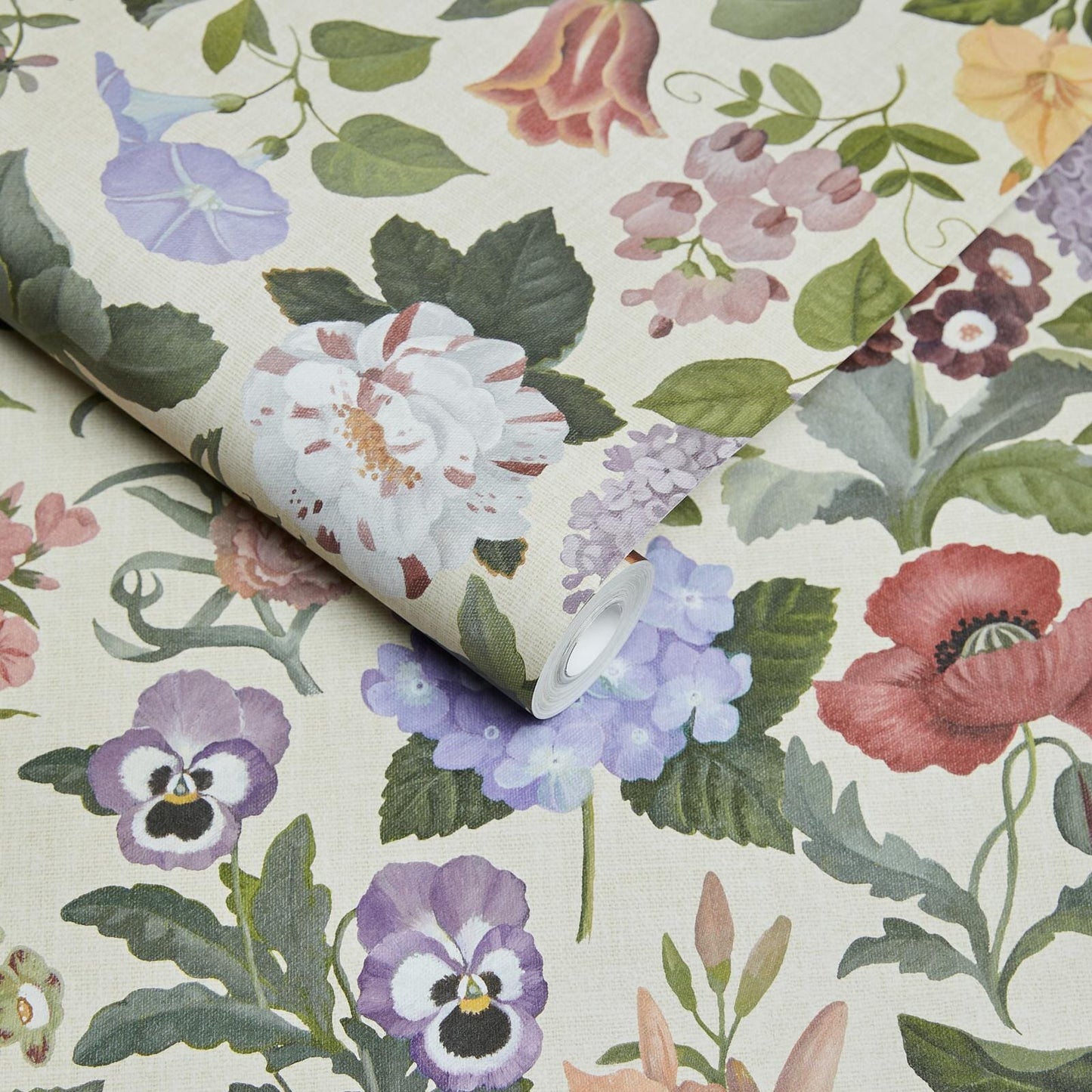 Floralia Wallpaper - Ecru - House of Hackney