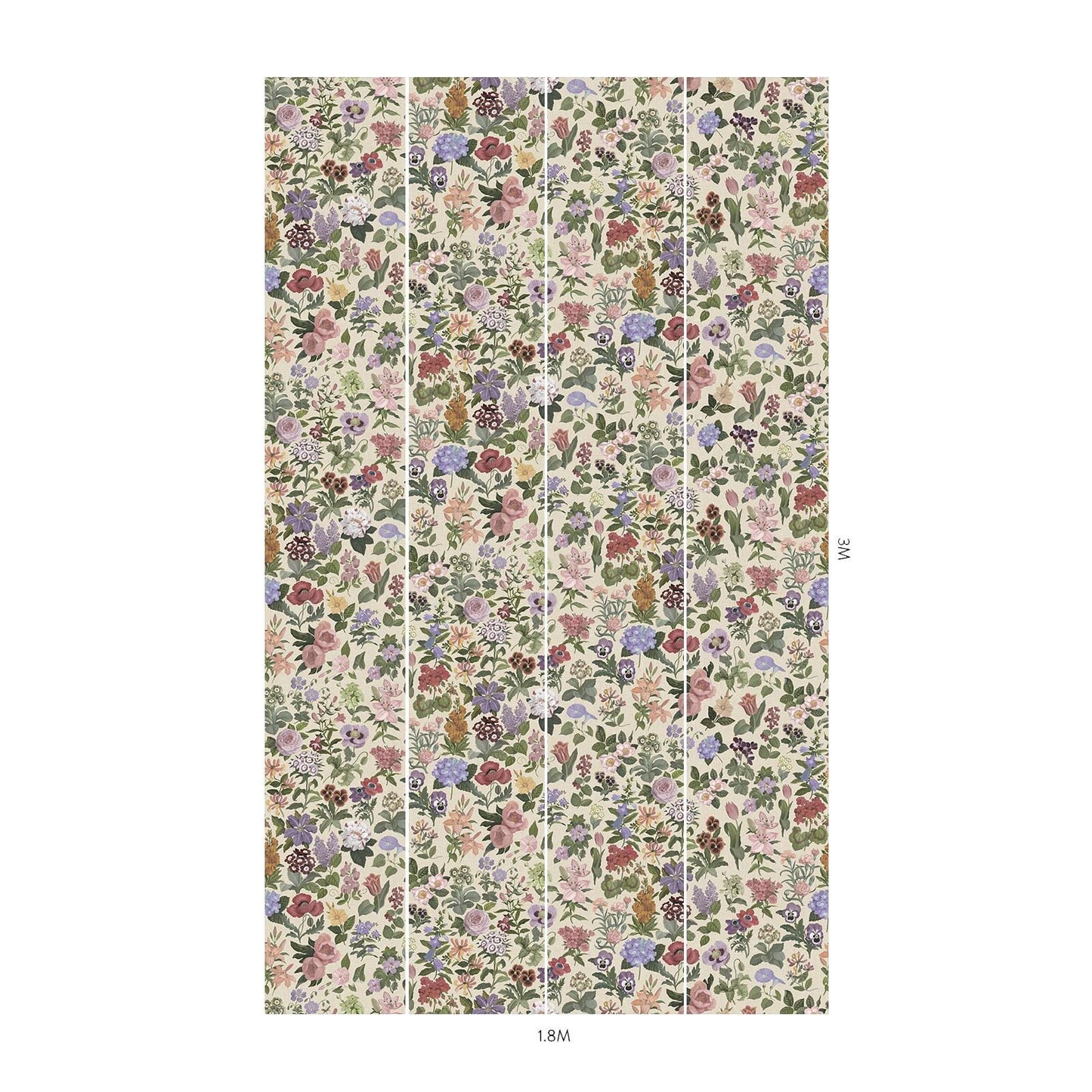 Floralia Wallpaper - Ecru - House of Hackney