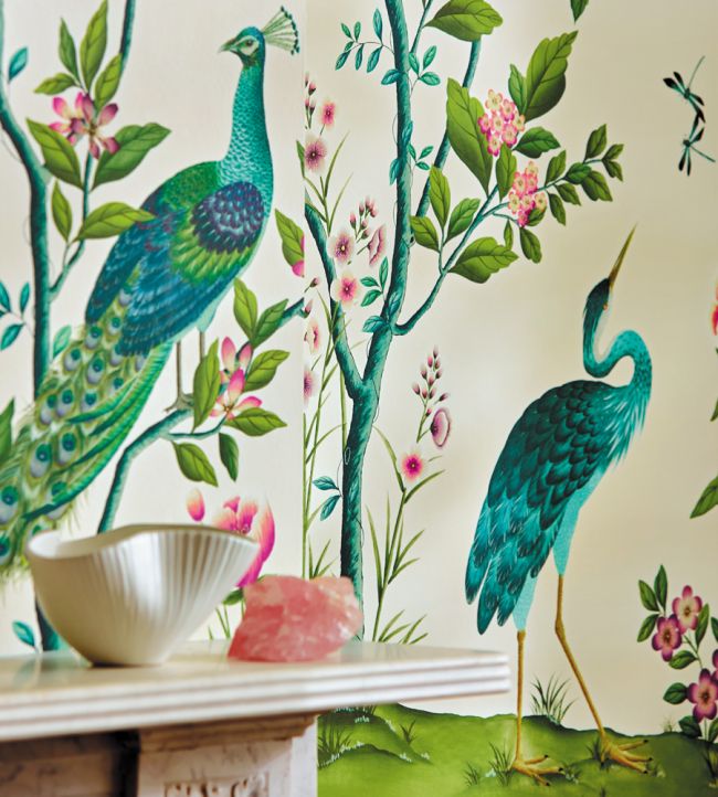 Florence Wallpaper - Fig Blossom/Apple/Peony - HDHW112891 - Harlequin