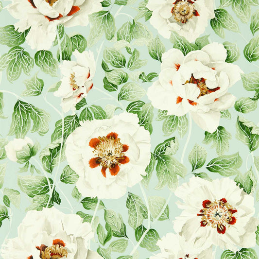 Florent Wallpaper - Seaglass/Clover/Rosehip - HC4W113015 - Harlequin