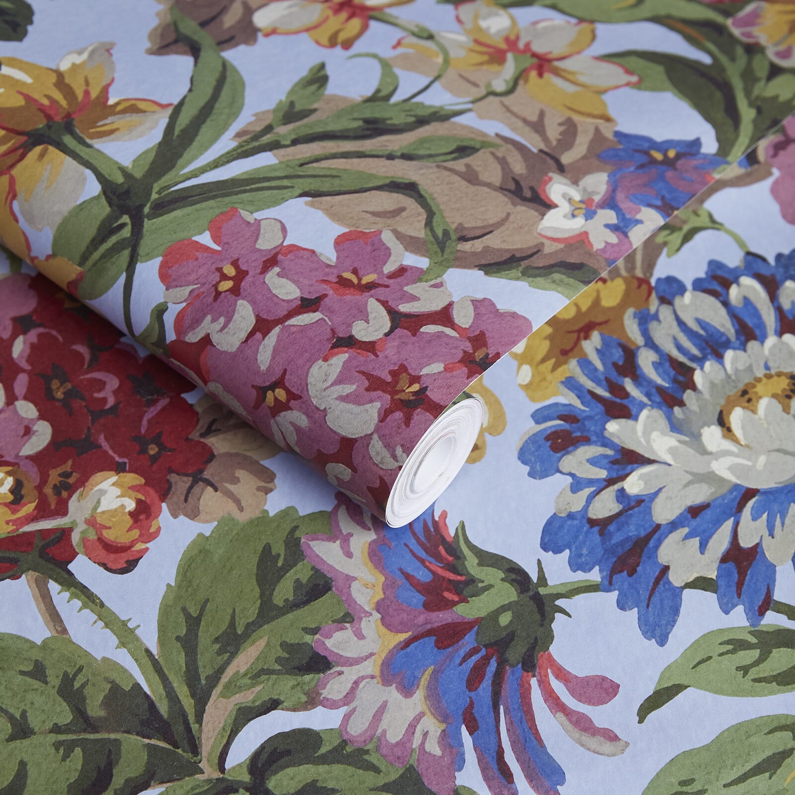 Florescence Wallpaper - Azure - House of Hackney