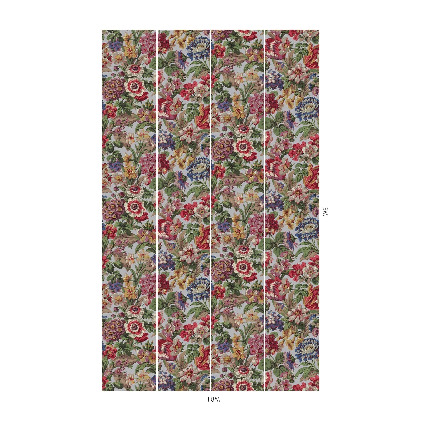 Florescence Wallpaper - Azure - House of Hackney