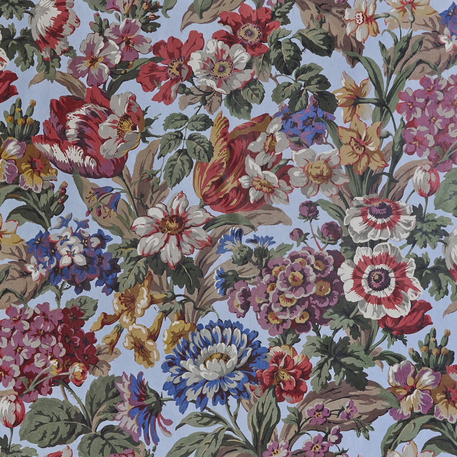 Florescence Wallpaper - Azure - House of Hackney