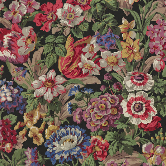 Florescence Wallpaper - Noir - House of Hackney