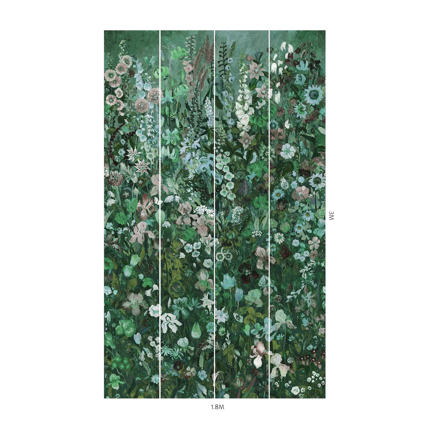 Floribunda Magna Wallpaper - Verde - House of Hackney