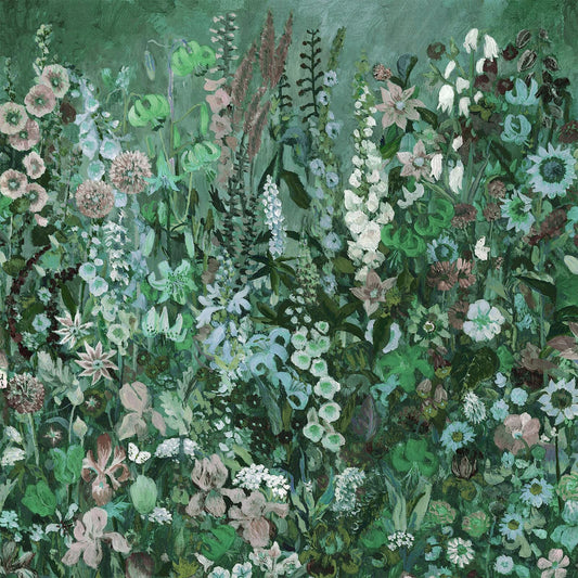 Floribunda Magna Wallpaper - Verde - House of Hackney