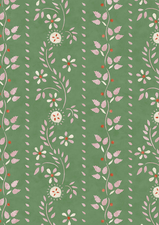Folklore Wallpaper - Blossom Leaf