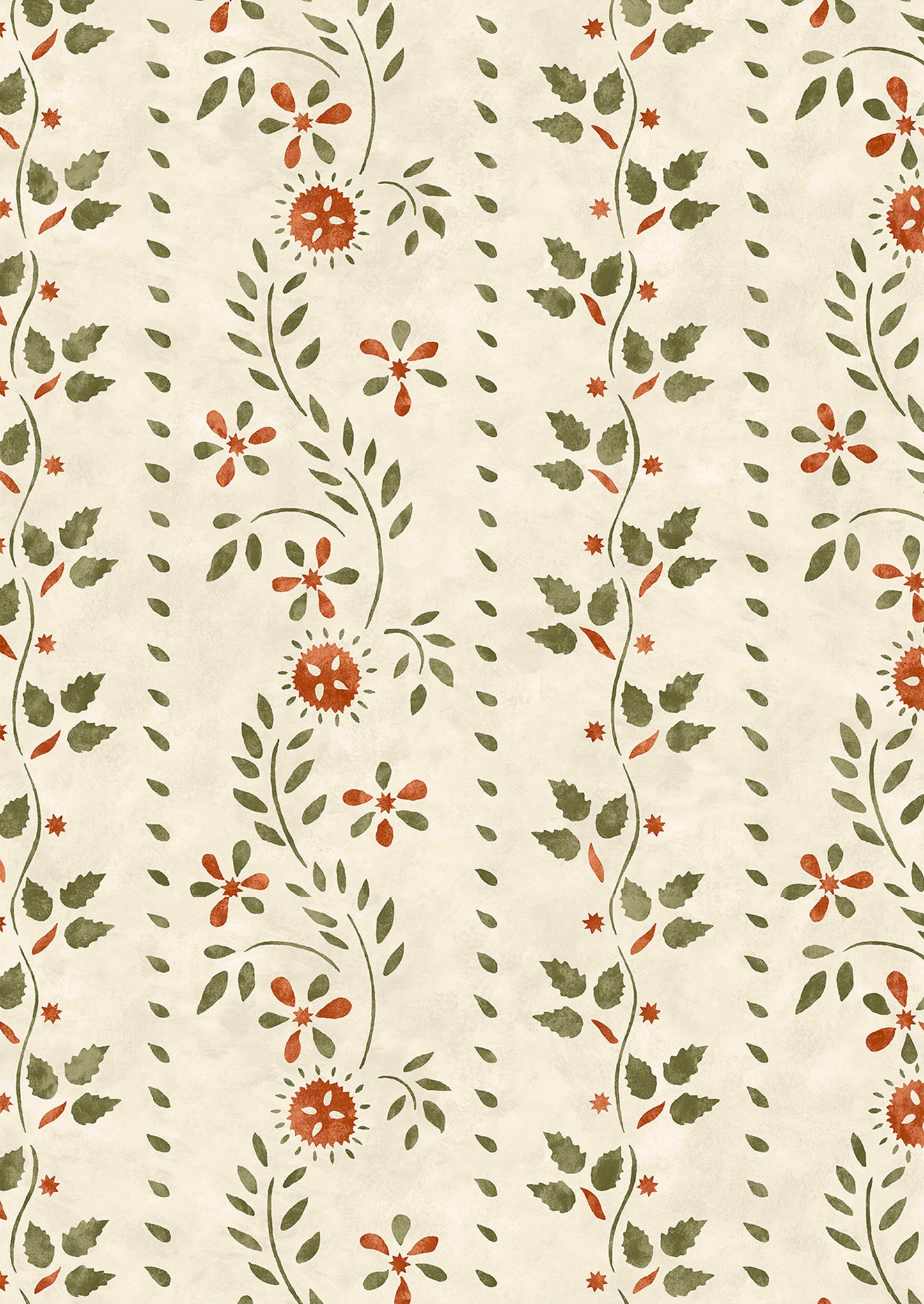 Folklore Wallpaper - Green Apple