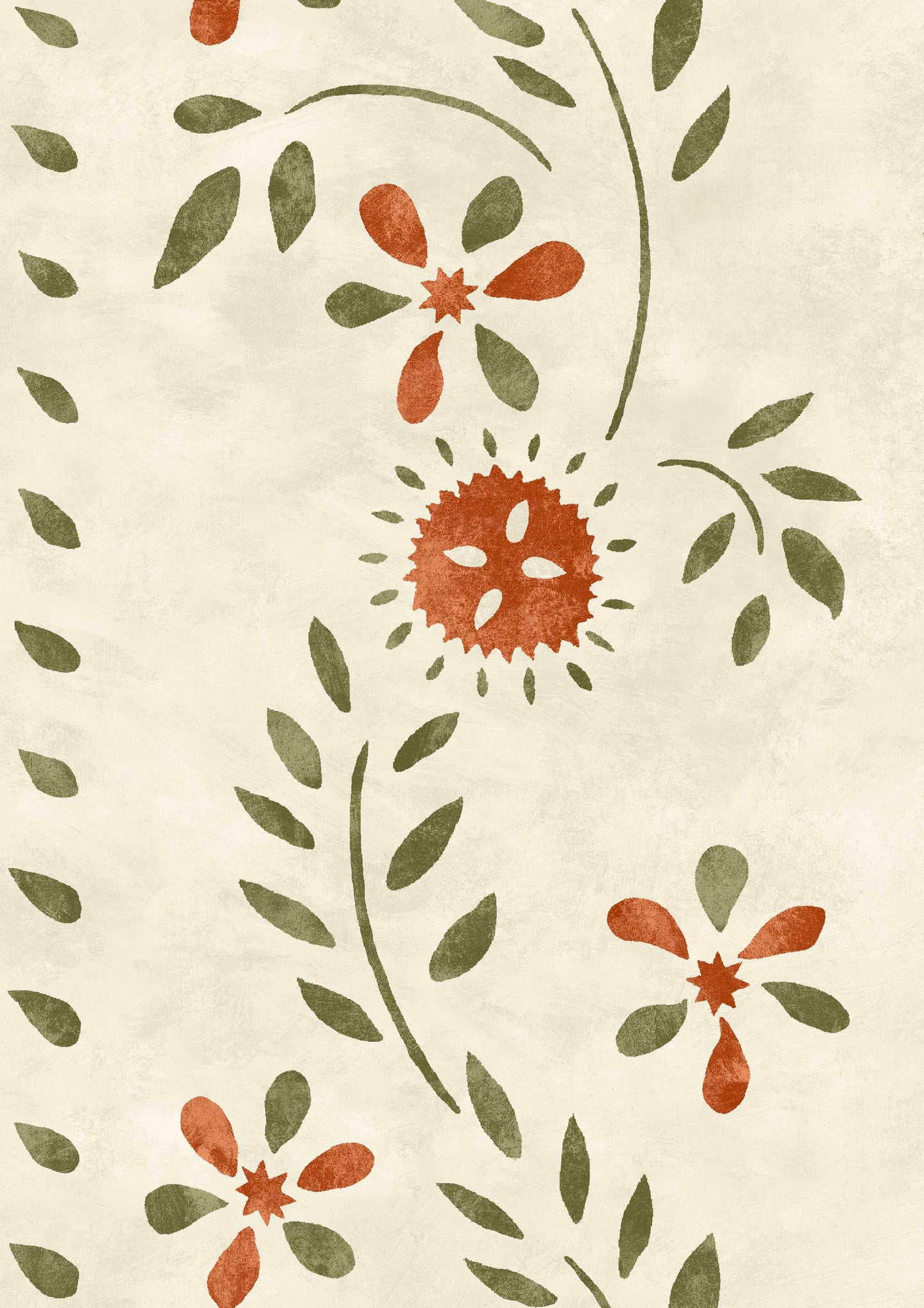 Folklore Wallpaper - Green Apple