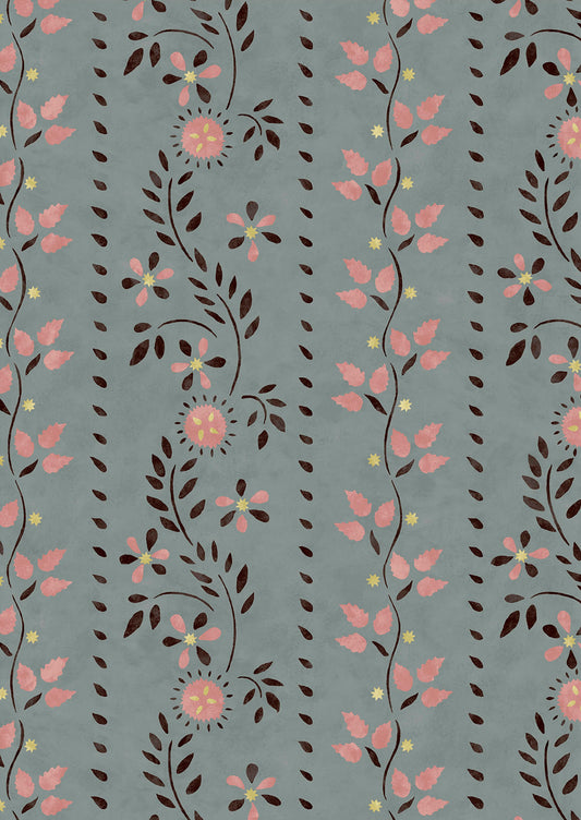 Folklore Wallpaper - Rose Ash