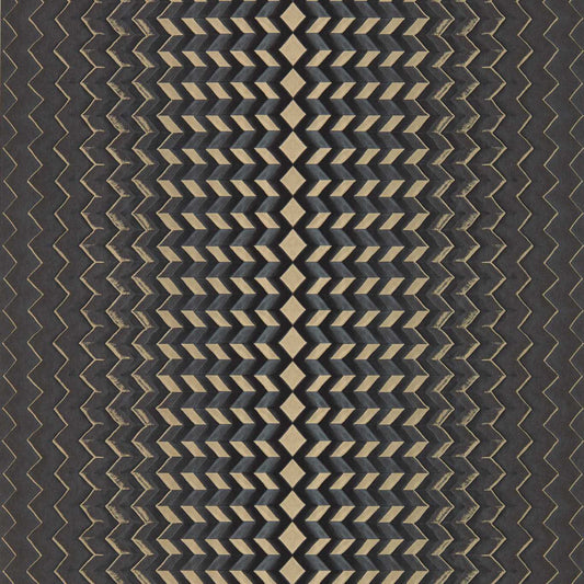 Fragment Wallpaper - Charcoal/Gold - Clarke & Clarke