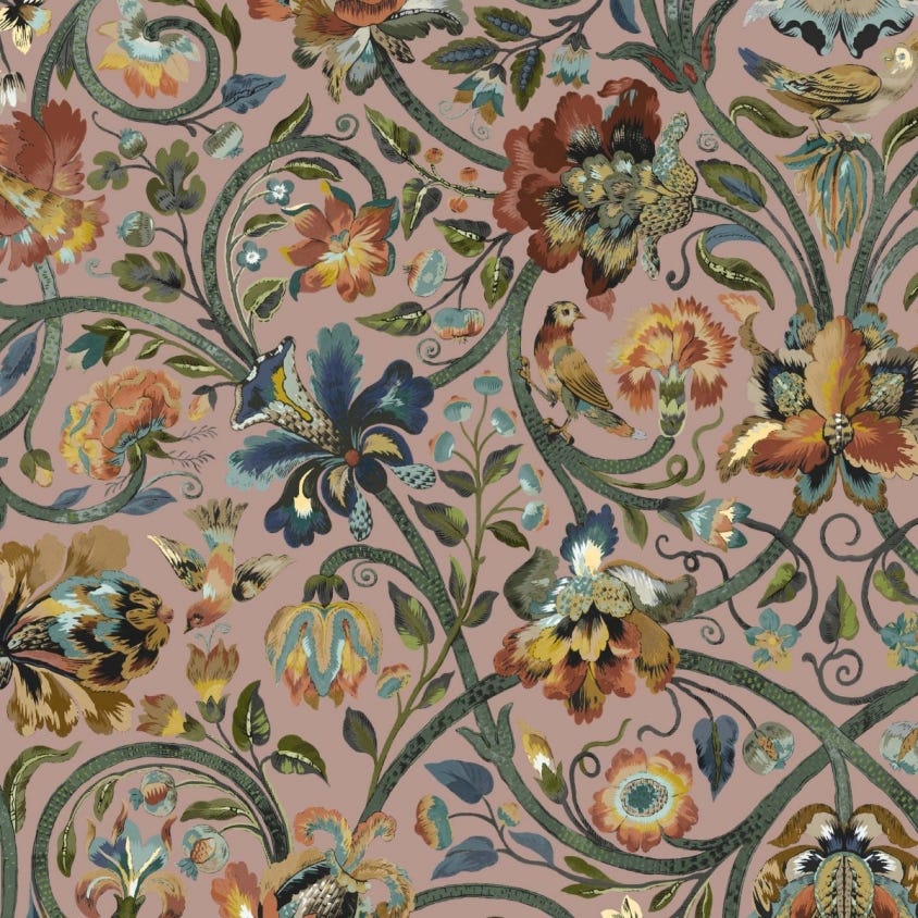 GAIA Wallpaper - Blush - House of Hackney