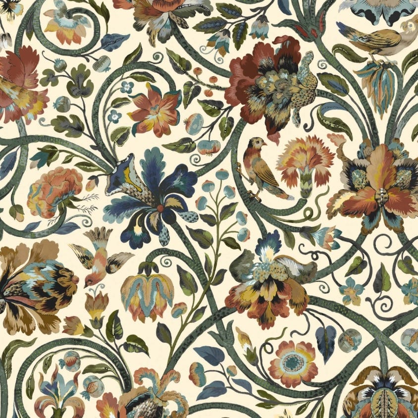 GAIA Wallpaper - Ecru - House of Hackney