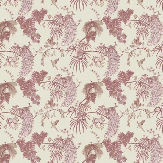 Garden Aviary Wallpaper - Heavenly Beige - Petronella Hall