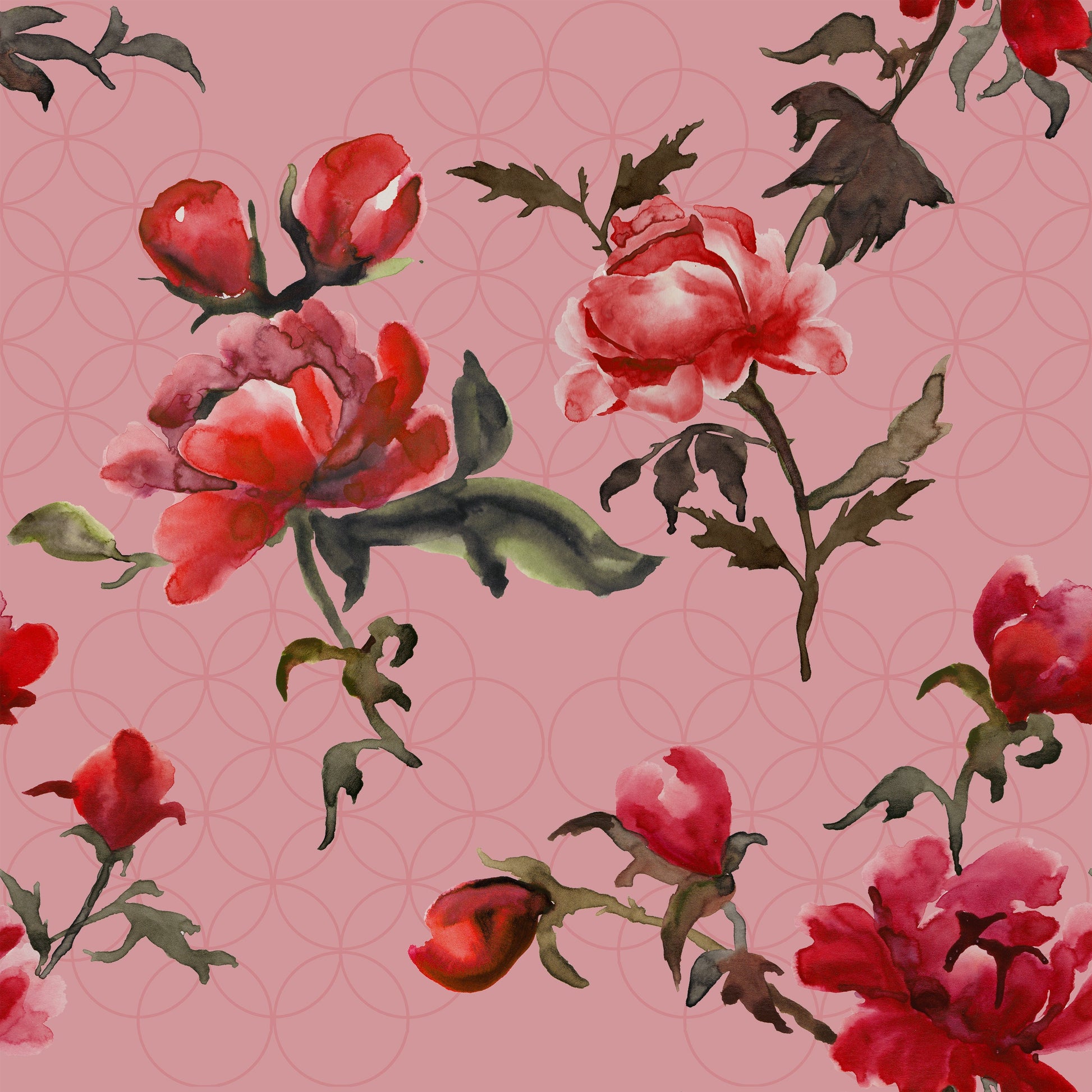 Gypsy Fabric - Rose - Petronella Hall