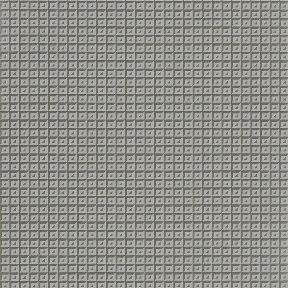 Gautrait Wallpaper - Charcoal - P597/16 - Designers Guild