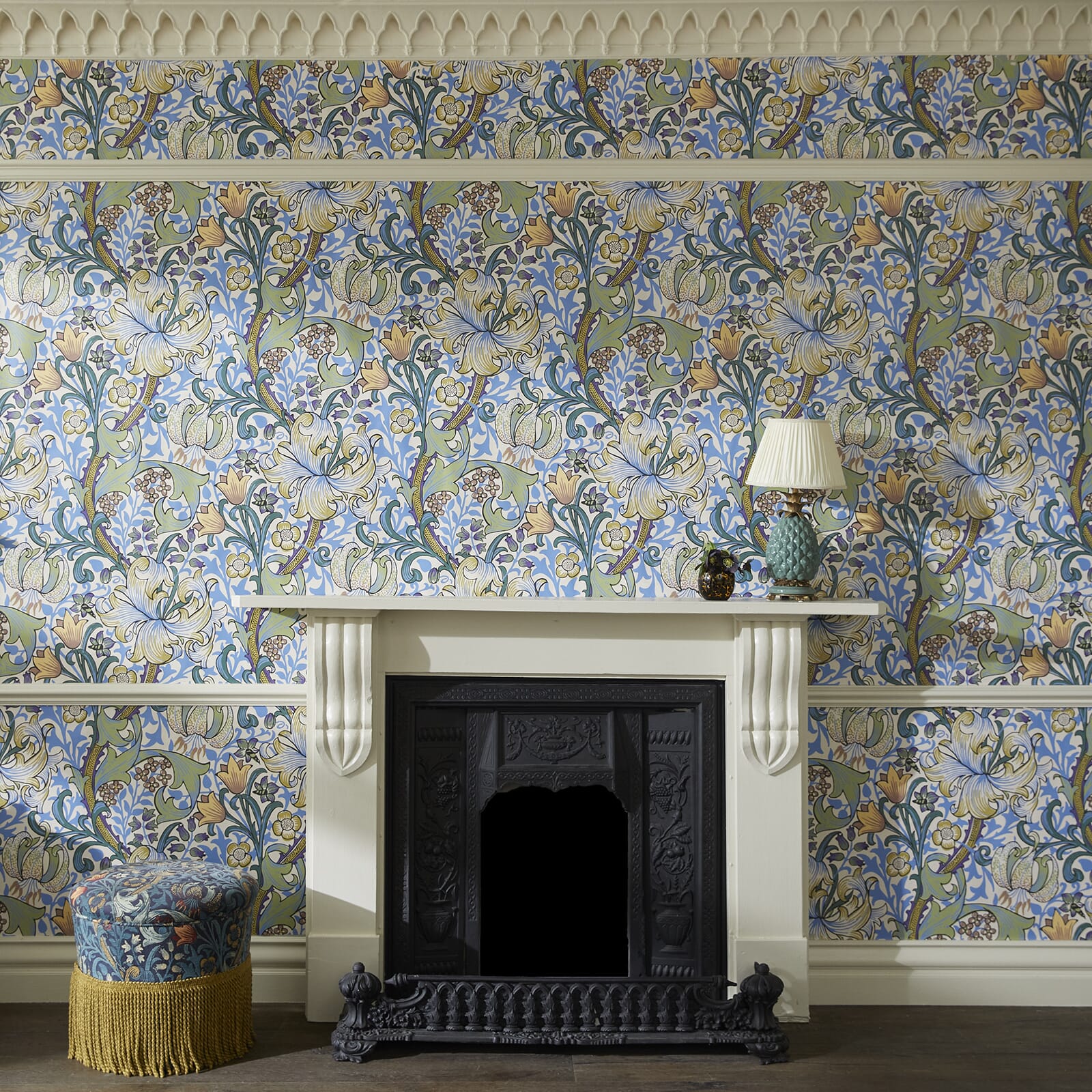 Golden Lily Wallpaper - Sky - House of Hackney