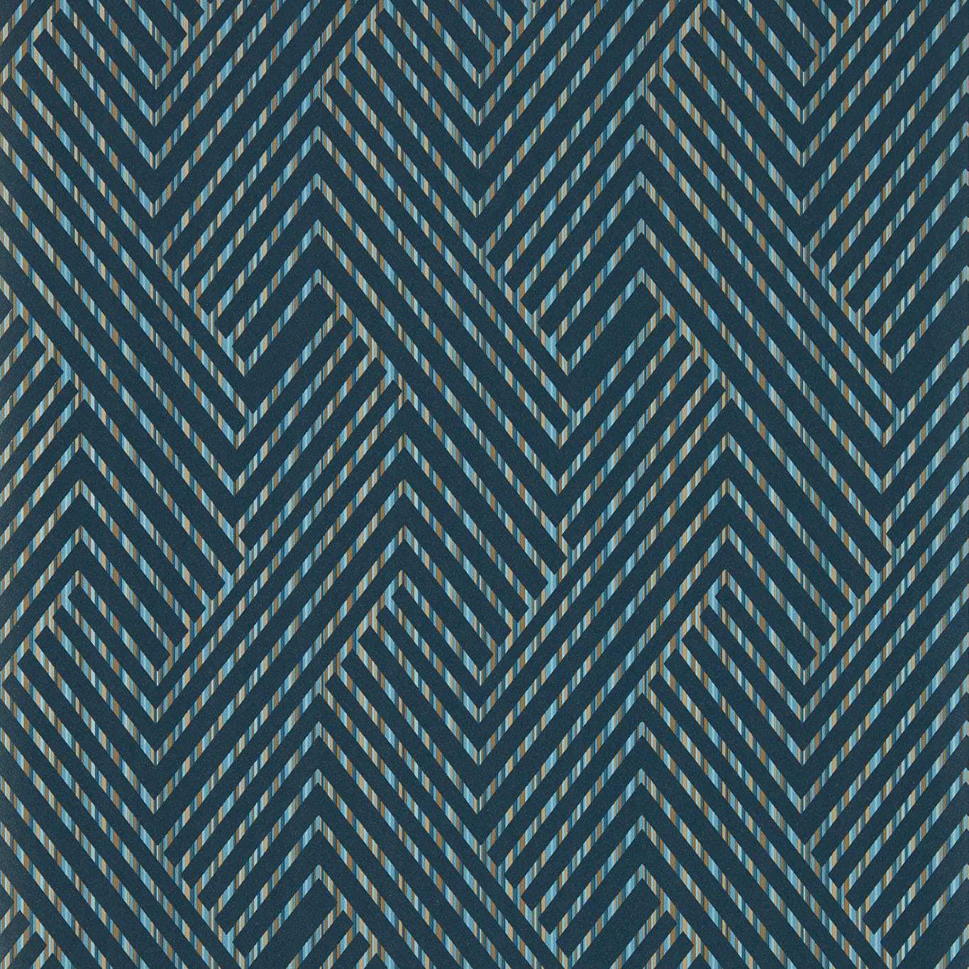 Grassetto Wallpaper - Midnight - Clarke & Clarke