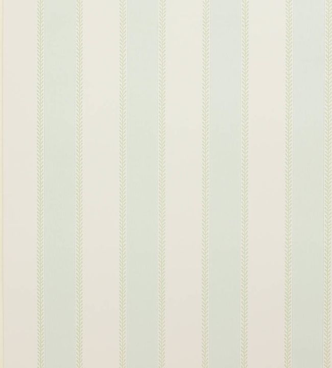Graycott Stripe Wallpaper - Aqua/Green - Colefax & Fowler