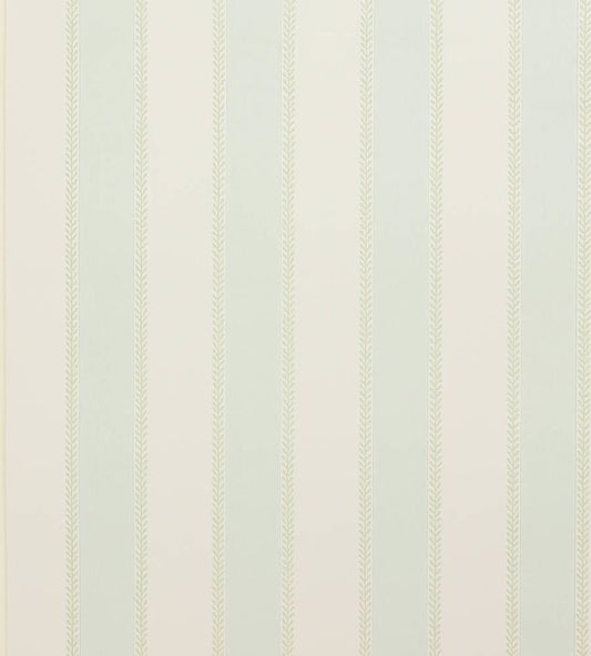 Graycott Stripe Wallpaper - Aqua/Green - Colefax & Fowler