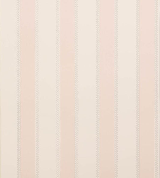 Graycott Stripe Wallpaper - Old Pink - Colefax & Fowler