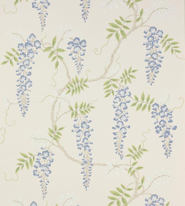 Grayshott Wallpaper - Blue/Green - Colefax & Fowler