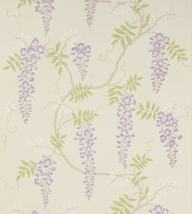 Grayshott Wallpaper - Lilac/Green - Colefax & Fowler
