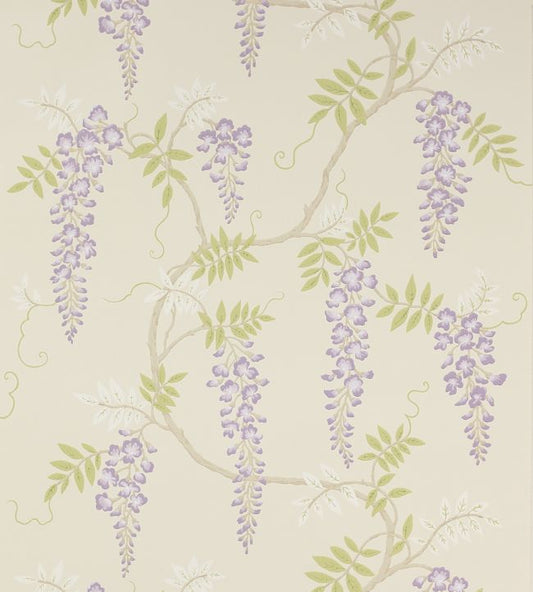 Grayshott Wallpaper - Lilac/Green - Colefax & Fowler