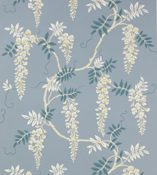 Grayshott Wallpaper - Navy - Colefax & Fowler