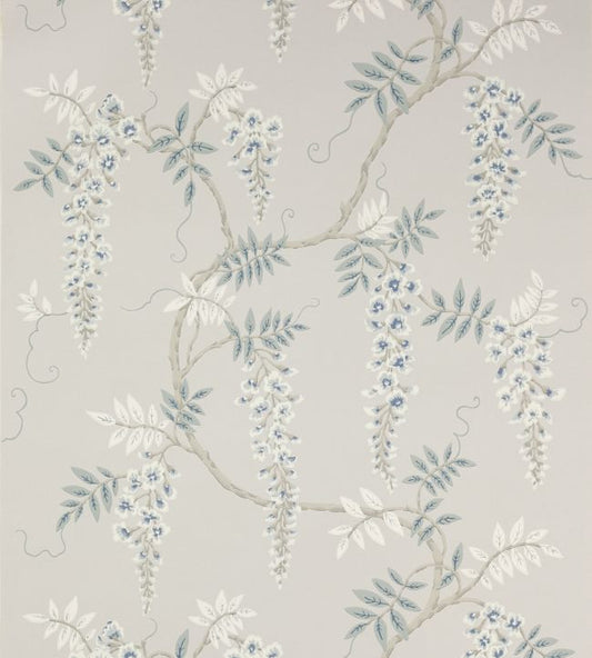 Grayshott Wallpaper - Silver Blue - Colefax & Fowler