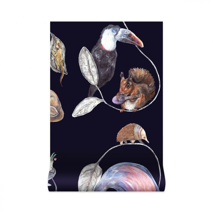 HACKNEY EMPIRE Wallpaper - Midnight - House of Hackney